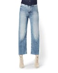 G-STAR RAW Women's Tedie Ultra High Straight Ripped Edge Ankle Jeans, Blue (sun faded ice fog destroyed D17177-B767-C275), 30W / 32L