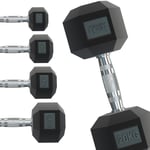 Body Revolution Hex Dumbbells 8kg pair