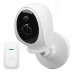 1080P Wifi Doorbell Camera HD Infrared Night Monitoring Wireless Vide GF0