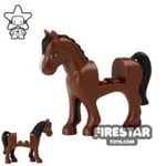LEGO Animal Minifigure Horse with Brown Eyes