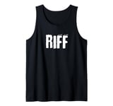 Riff Rock n Roll Guitar Player Term Tank Top