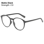 -1.0~-4.0 Myopia Glasögon Glasögon MATT SVART STYRKA 2.00 matt svart matte black Strength 2.00-Strength 2.00