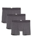 Levi's Men's Premium Boxer Briefs (Pack of 3) Shorts, Grey Melange, S