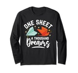 One Sheet a thousand Dreams Origami Long Sleeve T-Shirt