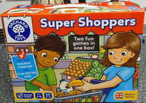 ORCHARD TOYS Super Shoppers Two Fun Games In One Box Age 3-6 Years