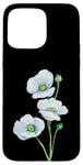 iPhone 15 Pro Max White Poppy Symbol of Peace for Gardeners Botanists Flowers Case