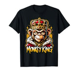 Monkey King | Boys Monkey Lover Tshirt | Mens Monkey T-Shirt