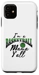 Coque pour iPhone 11 Southern Moms Cadeau fantaisie pour mère Motif basketball Vert et noir