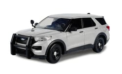 FORD EXPLORER XLT 2011 - Voiture argent police car USA- 1/24 MOTOR MAX 76990