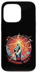 Coque pour iPhone 13 Pro RPG fantastique Lightning Bolt Red Magic Spell