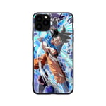 Cartoon Anime Dragon Ball Tempered Glass Phone Case for iPhone 6 6S 7 8 Plus X XR XS Max 11 12 Pro Max Mini Manga Cellphone Covers (4, iPhone 11 Pro)