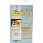 Spellbinders D-Lites Forme de découpe Boîte à Outils Die, Marron