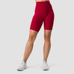 Scrunch Seamless Biker Shorts, Deep Red