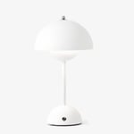 Nordisk Uppladdningsbar Blomma Bordslampa Sängbordslampa Bordslampa Svamp Sovrum Bordsdekoration Nattbordslampa Nattlampor[hk] White