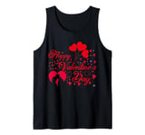 Funny Happy Valentines Day Heart Love Valentine Men Women Tank Top