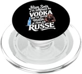 Hier J'ai Tellement Bu de Vodka Ce Matin Je Parlais Russe PopSockets PopGrip pour MagSafe