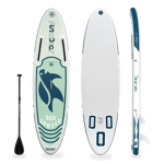 funwater summer inflatable paddle board sup sea turtles green touring 3 fins waterproof fashion