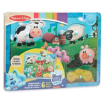 Melissa & Doug Blues Clues & You Wooden Musical Farm Sound Puzzle Kids Playset