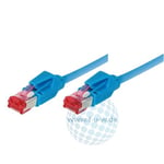 Tecline Câble Ethernet de catégorie 6a Bleu 1,5 m