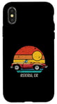 Coque pour iPhone X/XS Astoria OR USA Voiture de sport rétro Coucher de soleil Design vieilli