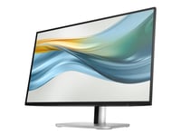 Hp 524Pu - Series 5 Pro - Led-Skjerm - 24" (23.8" Synlig) - 1920 X 1080 Full Hd (1080P) @ 100 Hz - Ips - 350 Cd/M² - 1500:1 - 5 Ms - Hdmi, Displayport, Usb-C - Kullsort, Naturlig Sølv Og Jet Svart (Stativ)