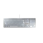 Cherry KC 6000 SLIM PC / Mac, Keyboard German layout - QWERTZ silver