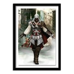 5D Diamond Art Kits Assassin Creed Picture Full Drill DIY Diamond Painting Embroidery Handmade Adults Kids Cheap Cross Stitch Paste for Living Room Bedroom Wall Decor 30x40cm C1149
