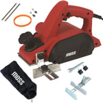 MOSS®  ELECTRIC POWER PLANER WOOD PLANE PARALLEL REBATE GUIDES + DUST BAG