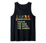 Coach The Man The Myth The Legend Hockey Tank Top