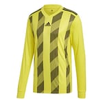 adidas Striped19 Jersey LS Maillot Mixte Enfant, Bright Yellow/Black, FR : M (Taille Fabricant : 140)