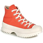 CONVERSE Men's Chuck Taylor All Star Lugged 2.0 Platform Seasonal Color Sneaker, Nomadic Rust Egret, 3 UK