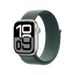 Apple Watch 42 mm Sport Loop -ranneke, Lammenvihreä