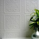 Luxury Paintable Wallpaper Textured Vinyl Embossed Turner Tile Anaglypta