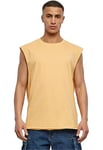 Urban Classics Men's Open Edge Sleeveless Tee T-Shirt, Paleorange, M