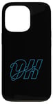 Coque pour iPhone 13 Pro Bleu Oh Yes! Graphique couleur bleue