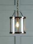 Laura Ashley Harrington Pendant Ceiling Light, Antique Brass