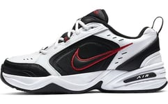 NIKE Men's Air Monarch Iv Gymnastics Shoe, White White Black Varsity Red 101, 11.5 UK