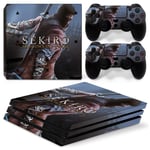 Kit De Autocollants Skin Decal Pour Console De Jeu Ps4 Pro Ma?Tre Sekiro Mortel 11 Personnage De Console De Jeu Kambat, T1tn-P4pro-1811