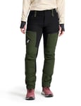 RevolutionRace Femme RVRC GP Pro Pants, Pantalon Durable pour la randonnée et Autres activités de Plein air, Forest Green, XL