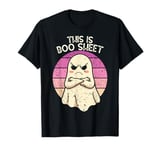 This Is Boo Sheet grumpy female ghost Vintage Halloween girl T-Shirt