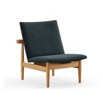 House of Finn Juhl - Japan Chair, Dark oiled oak, Cat. 4 Vidar 182 - Fåtöljer - Finn Juhl - Grön,Träfärgad,Grå - Trä/Textilmaterial