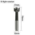 Mèches pour le travail du bois,Rotation à gauche et à droite,57mm 70mm,mèche de routeur,perçage en rangée,coupe-trou de bois,foret de routeur,trou de charnière en carbure 35mm - Type 17x70 (R) 1PC