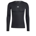 adidas Men's Techfit Compression Training Longsleeve TEE, Black, XS