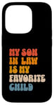 Coque pour iPhone 14 Pro Mon beau-fils est mon enfant préféré Humour familial drôle