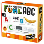 Headu- Sonde ABC Jeu éducatif Montessori, DE23257, Orange