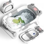 COOSEYA Newborn Bathtub, Foldable Baby Bath Tub for Infant to Toddler, Bathtub