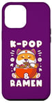 Coque pour iPhone 12 Pro Max Shiba Inu, K-Pop & Ramen, Musique coréenne, Mignon et enjoué