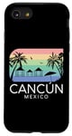 Coque pour iPhone SE (2020) / 7 / 8 Cancun Mexico - Vacances d'été rétro mexicaines