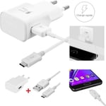 Laddare för Samsung Galaxy J3/ J3 2017/J2 2018/J5 /J5 2017 + Micro-USB-kabel - MICRO USB LADDARE WHITE-iP