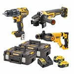 DEWALT DCK327P2T-QW 3 Piece Tool Kit XR 18V 5Ah Li-Ion Brushless